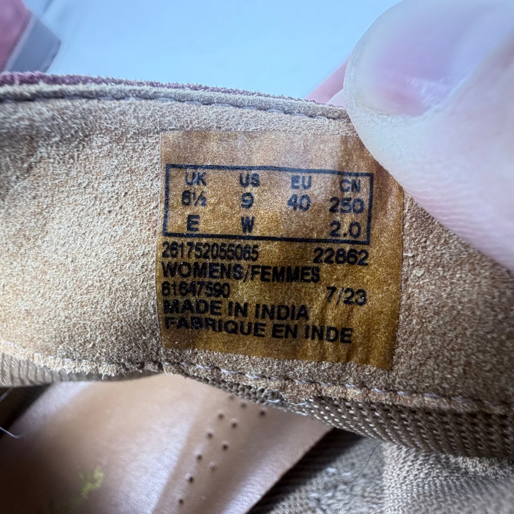 Clarks Aspra Walk WP Suede Boots Womens 9 W Wide Chestnut Waterproof Ankle Zip - Picture 6 of 15